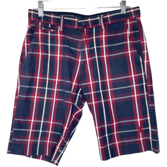 VTG Polo by Ralph Lauren plaid shorts sz 32 - Picture 1 of 15